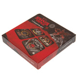 Stranger Things Coaster Set Hellfire Club: 4 - Coasters By Stranger Things