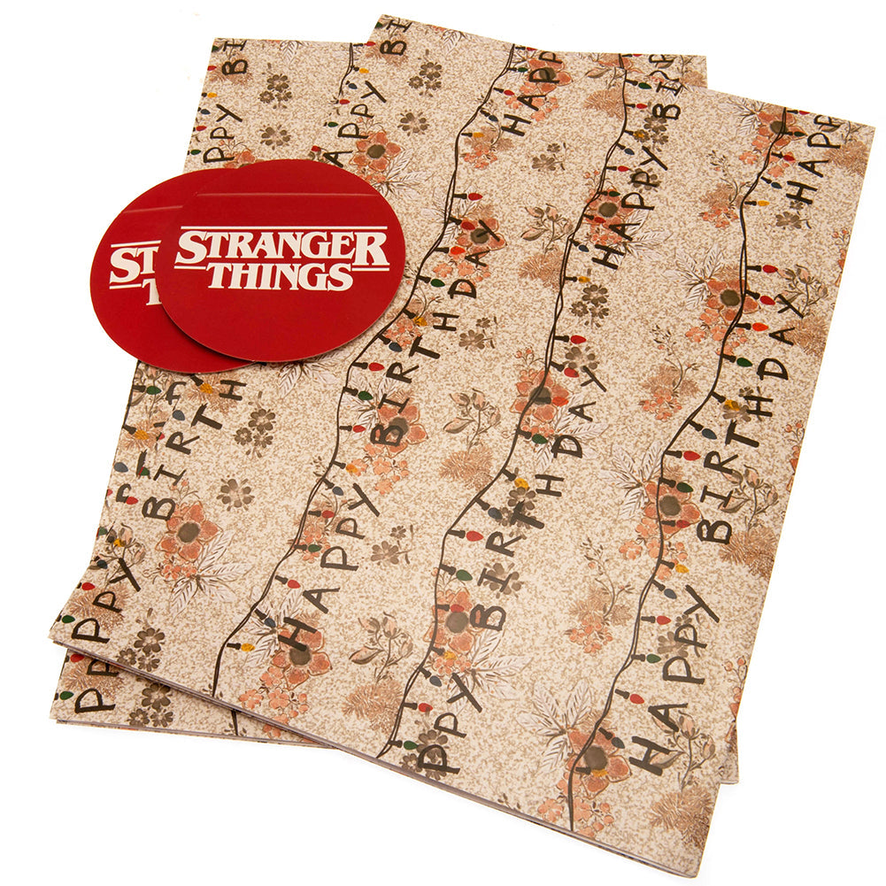 Stranger Things Gift Wrap: 1 - Gift Wrap & Bags By Stranger Things