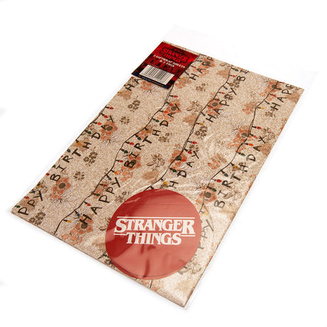 Stranger Things Gift Wrap: 4 - Gift Wrap & Bags By Stranger Things