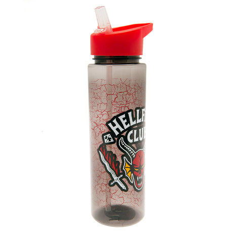 Stranger Things Hellfire Club Plastic Drinks Bottle: 2 Water Bottles By Stranger Things