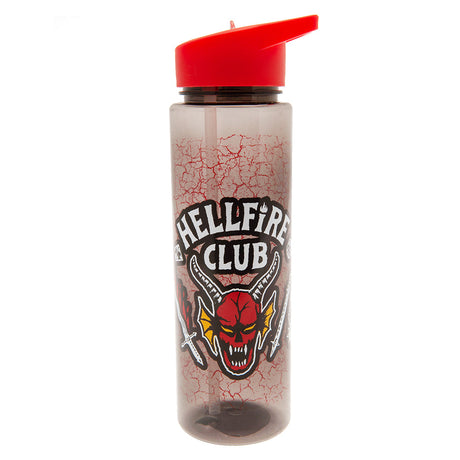 Stranger Things Hellfire Club Plastic Drinks Bottle: 1 Water Bottles By Stranger Things