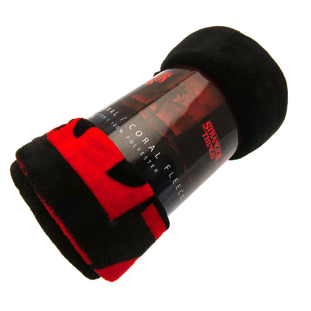 Stranger Things Premium Fleece Blanket Logo: 3 - Blankets By Stranger Things