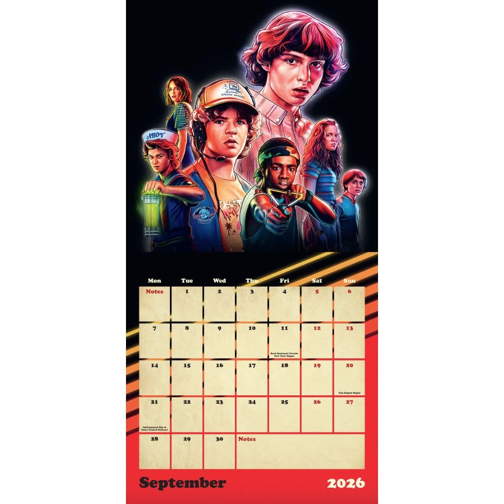 Stranger Things Square Calendar 2026: 2 - Calendars By Stranger Things