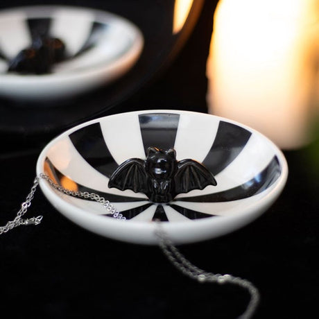 Striped Bat Trinket Dish: 1 - By Gift Moments