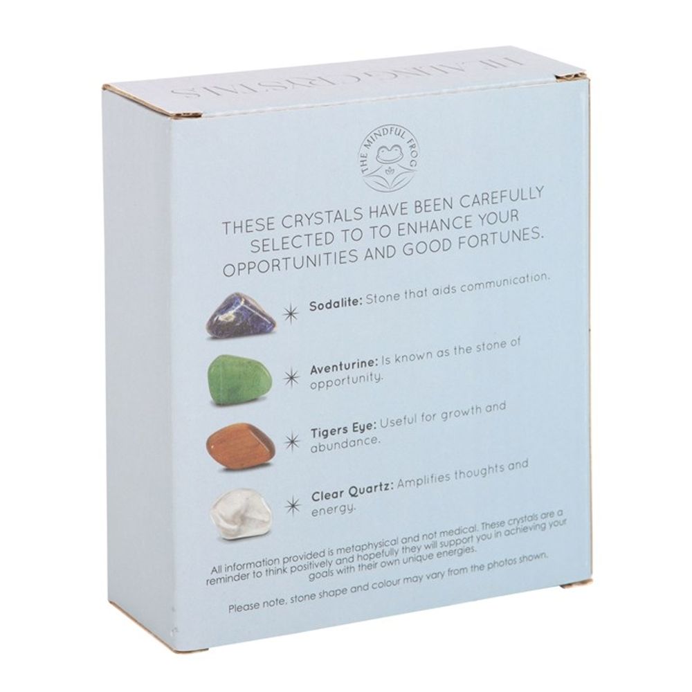 Success Healing Crystal Set with Moon Trinket Dish: 6 - By Gift Moments