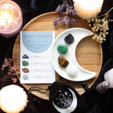 Success Healing Crystal Set with Moon Trinket Dish: 1 - By Gift Moments