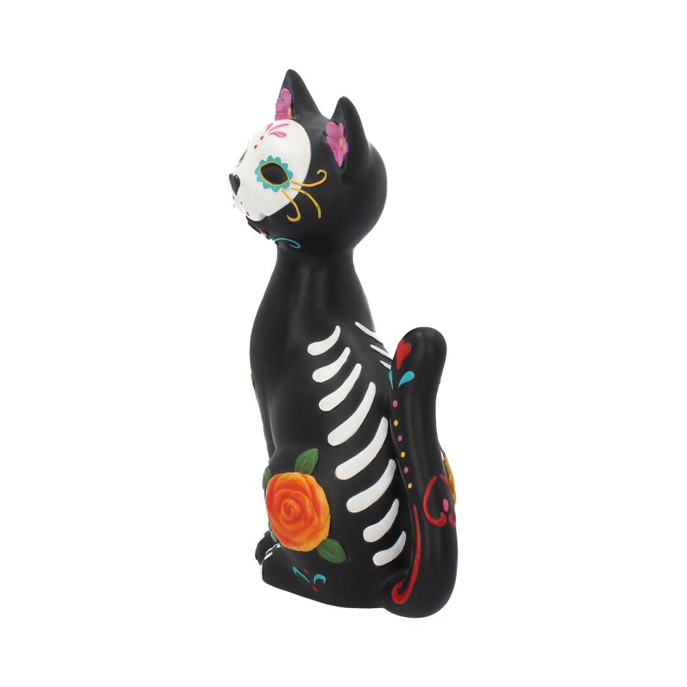 Sugar Kitty Figurine Day of the Dead Cat Ornament: 3 - Figurines Medium (15-29cm) By Gift Moments