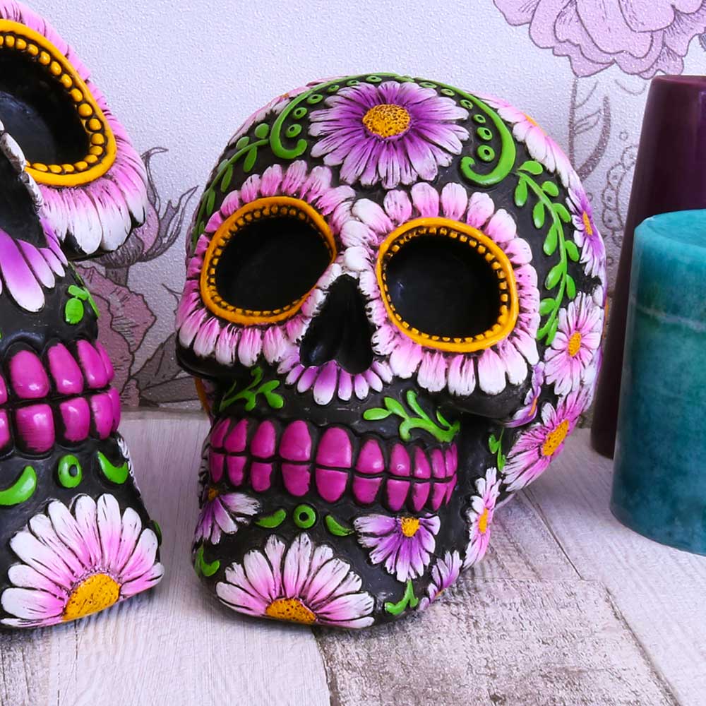 Sugar Petal Calavera Skull 14.5cm: 1 - Figures & Collectables By Gift Moments