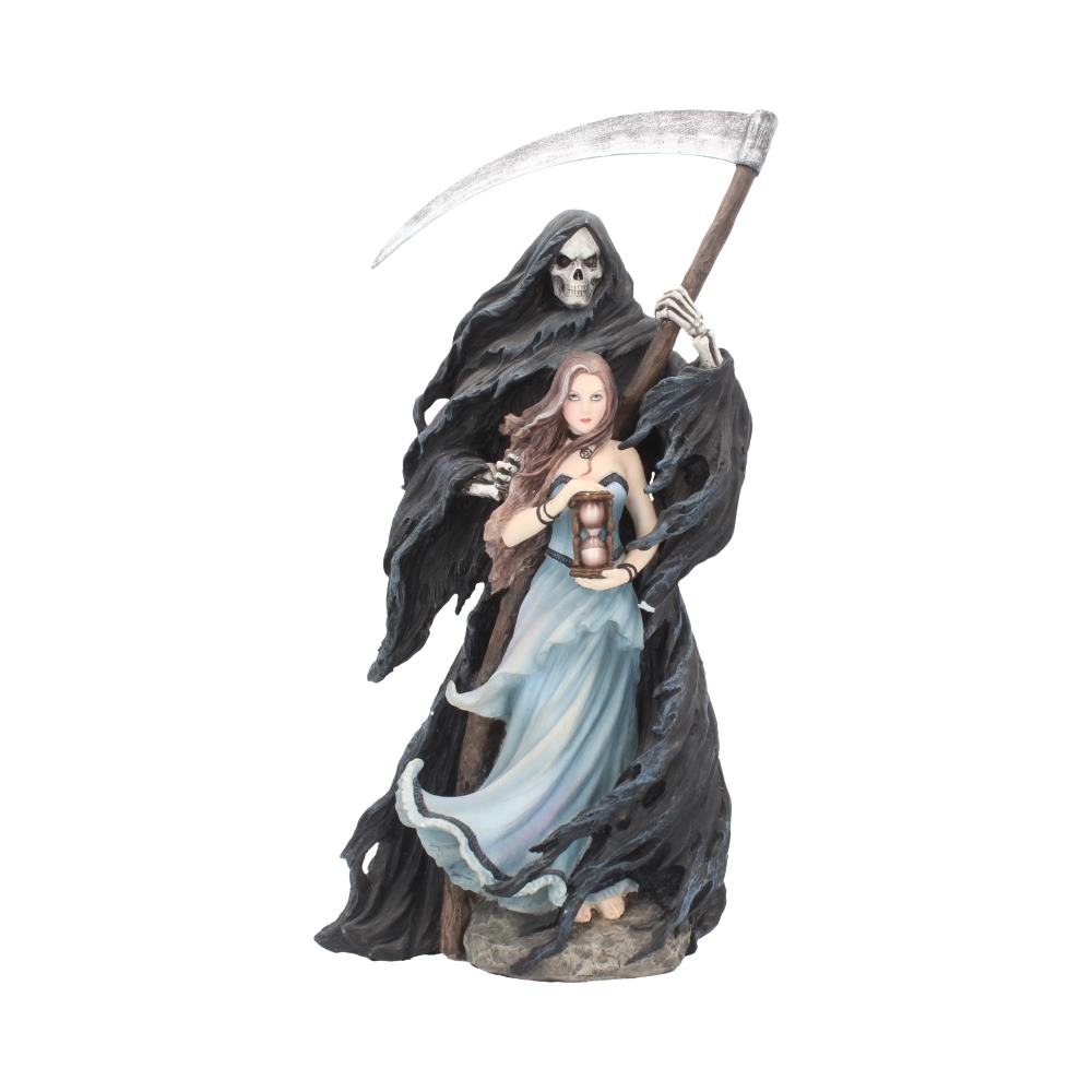 Summon The Reaper Gothic Figurine By Anne Stokes Woman and Reaper Ornament - Shop Figures & Collectables At Gift