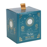 The Sun White Sage Tarot Candle: 3 - Candles By Gift Moments