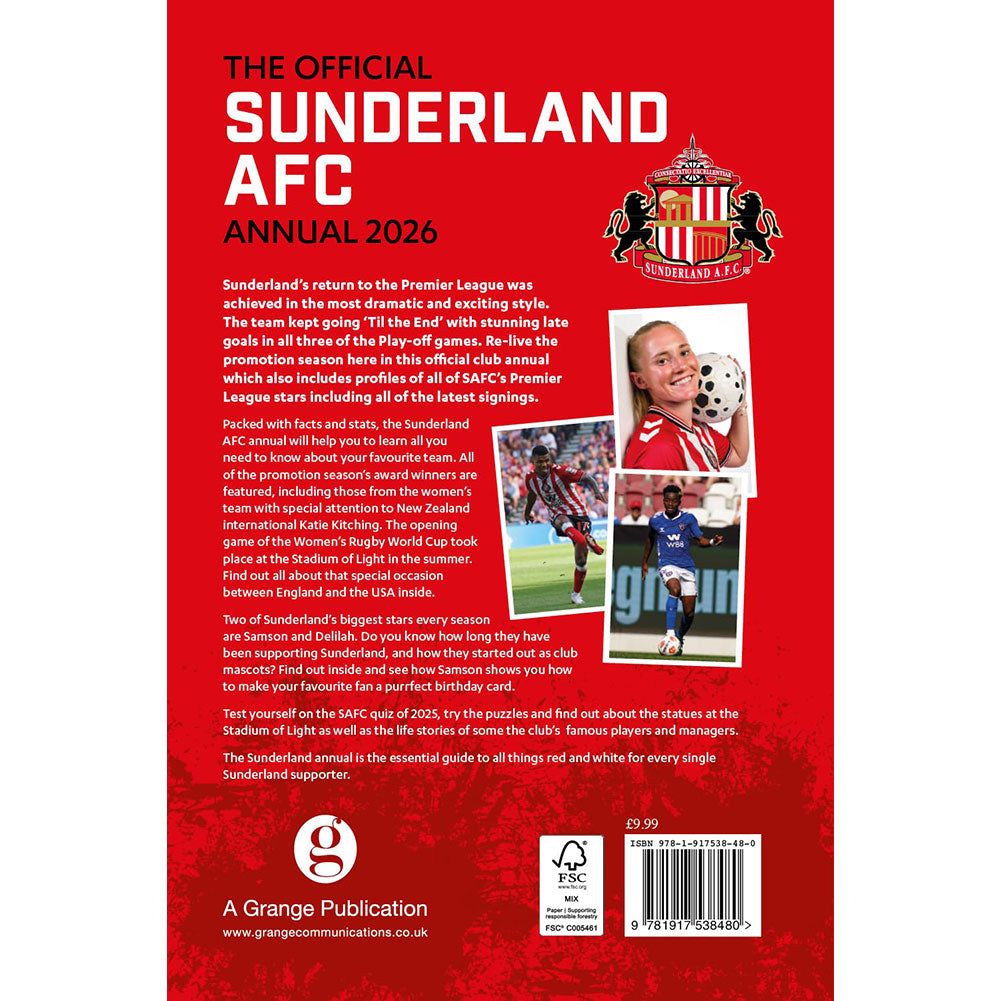Sunderland AFC Annual 2026: 3 - Books By Sunderland