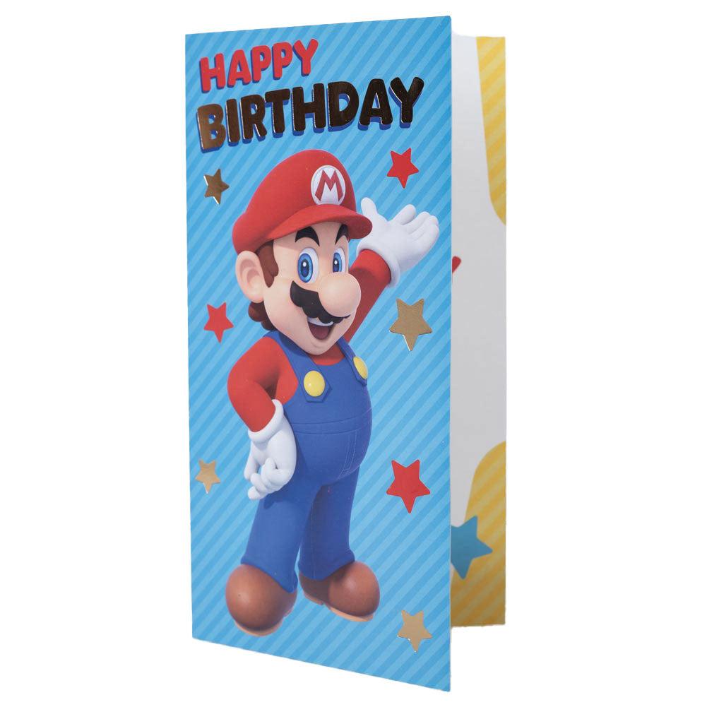 Super Mario Birthday Card - Shop Greeting Cards At Gift Moments - 2