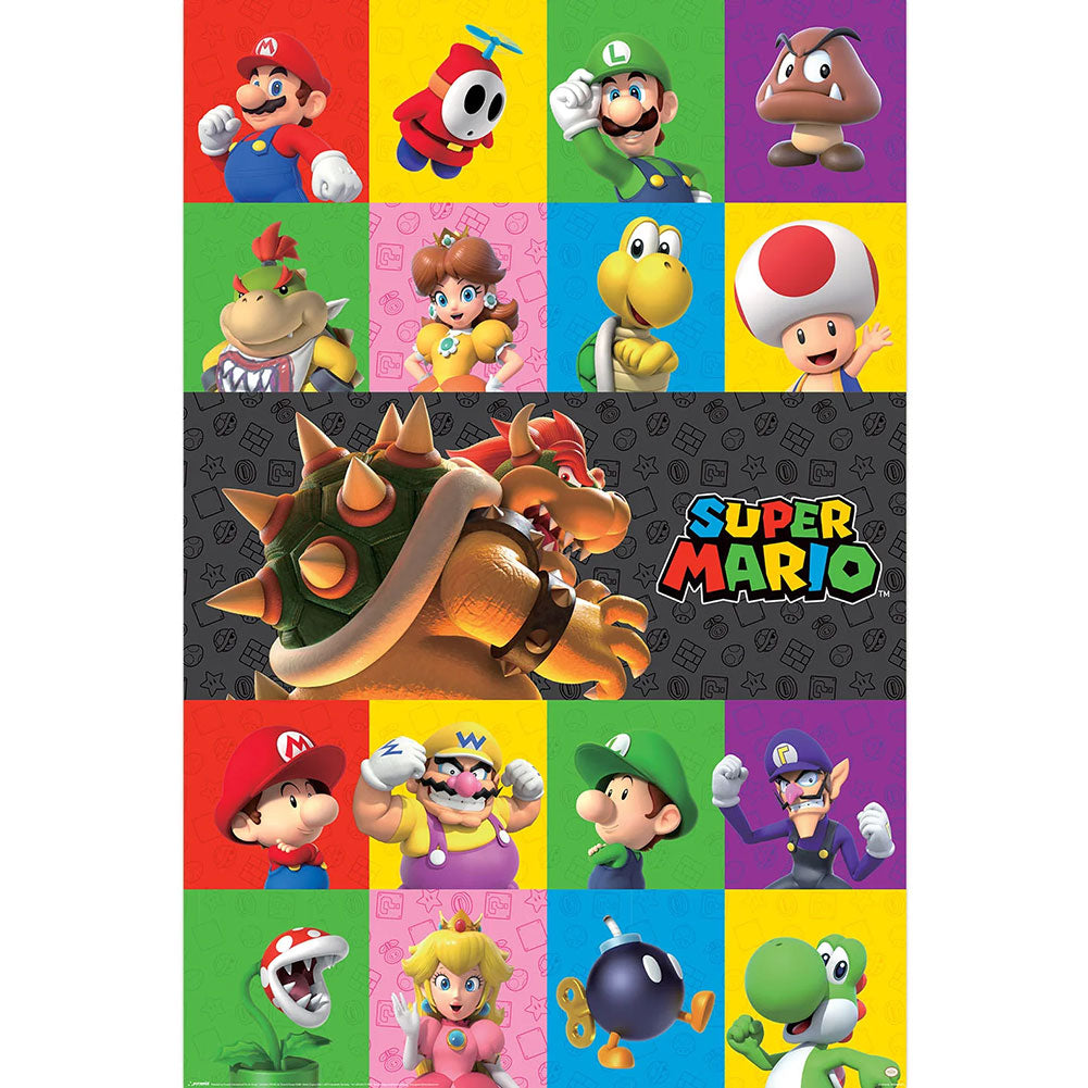 Super Mario Characters Poster 227: 1 Posters By Super Mario