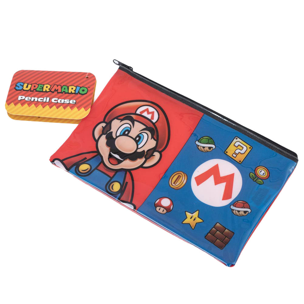 Super Mario Essential Pencil Case: 3 Pencil Cases & Sets By Super Mario