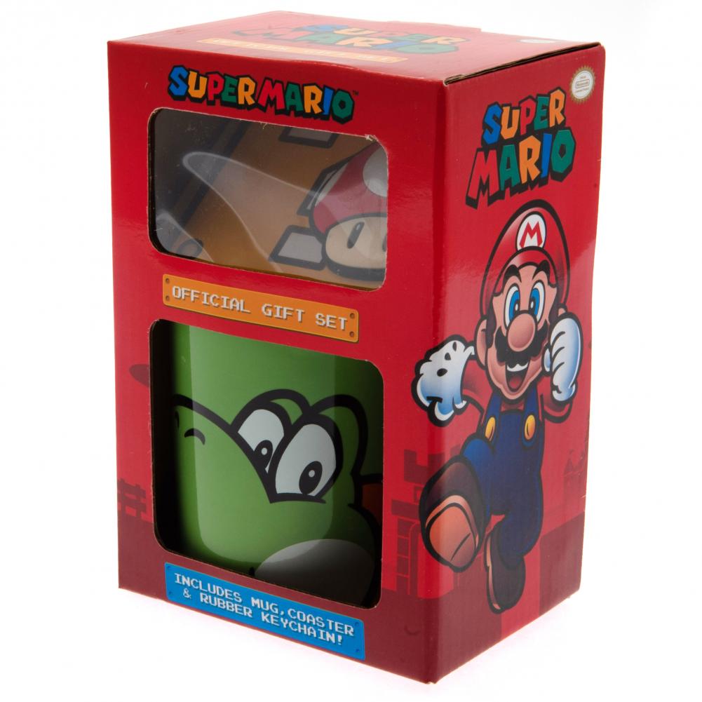 Super Mario Mug & Coaster Set Yoshi: 5 - Gift Sets By Super Mario