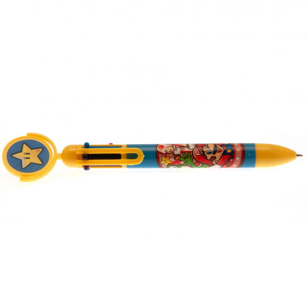 Super Mario Multi Coloured Pen: 2 Pens & Pencils By Super Mario