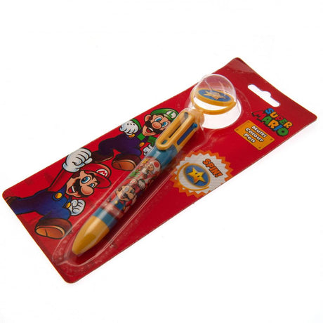 Super Mario Multi Coloured Pen: 3 Pens & Pencils By Super Mario