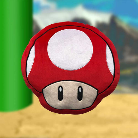 Super Mario Mushroom Soft to Touch Cushion: 1 - Cushions By Super Mario