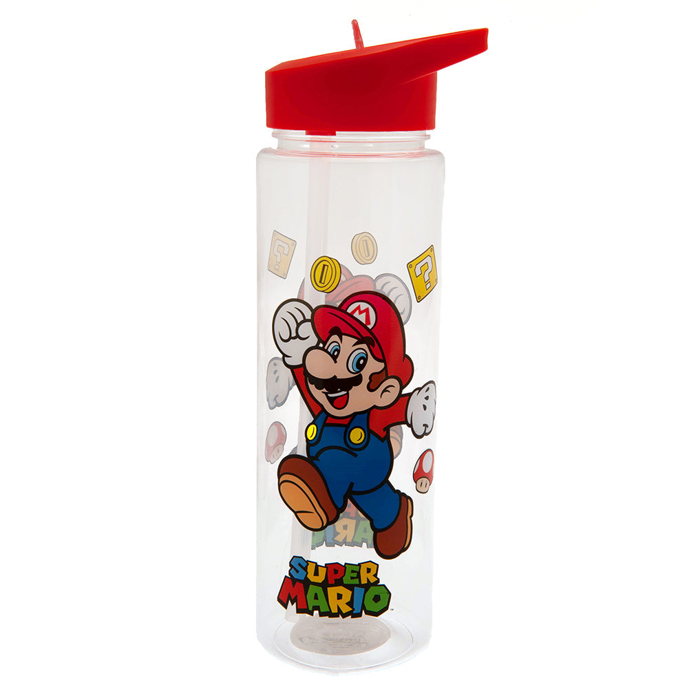 Super Mario Plastic Drinks Bottle: 2 Water Bottles By Super Mario