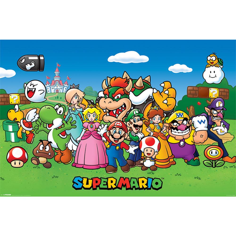 Super Mario Poster Characters 164: 1 Posters By Super Mario