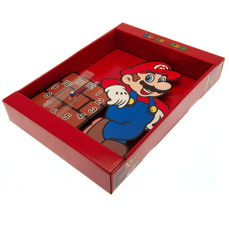 Super Mario Premium Metal Wall Clock: 3 - Clocks By Super Mario