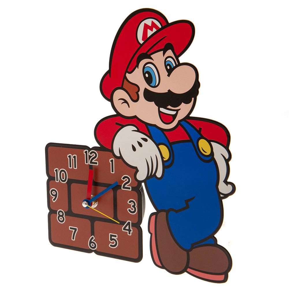 Super Mario Premium Metal Wall Clock: 2 - Clocks By Super Mario