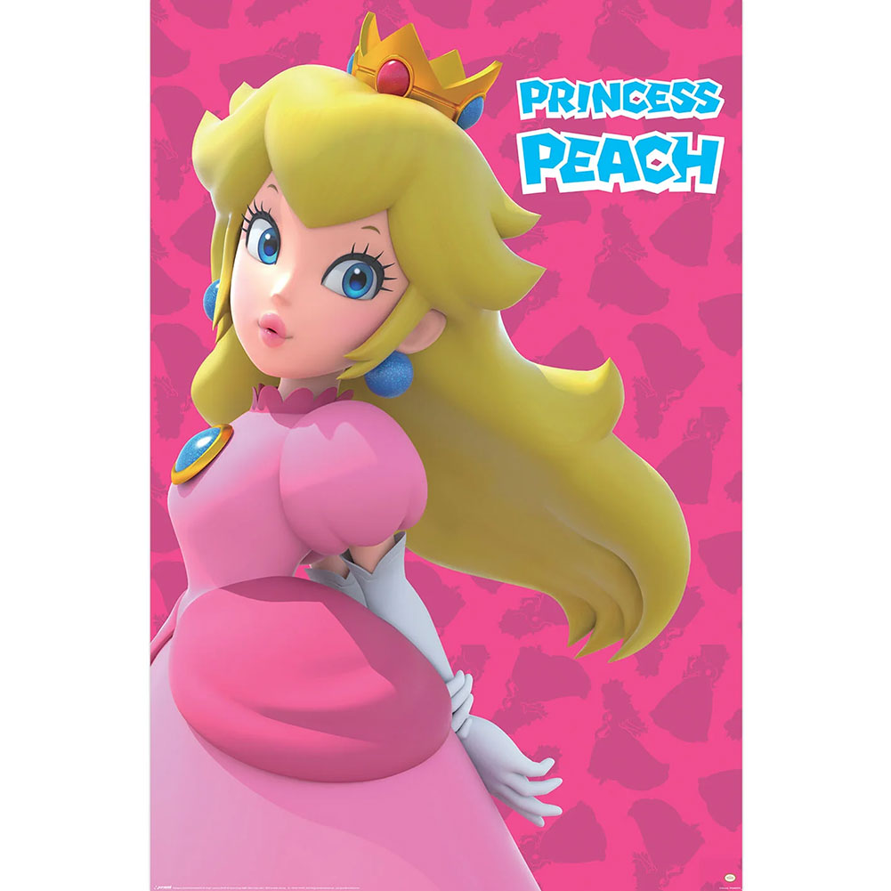 Super Mario Princess Peach Poster 109: 1 Posters By Super Mario