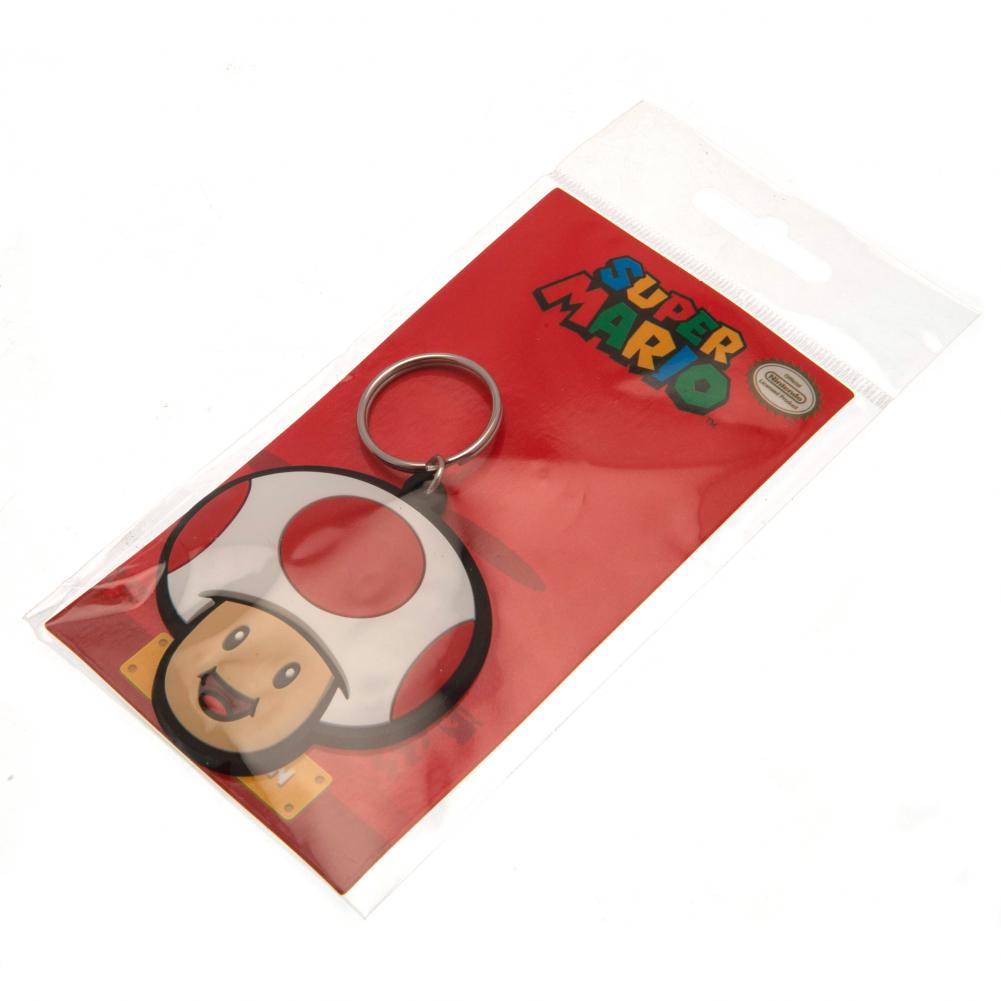 Super Mario Toad PVC Keyring: 3 - Keyrings By Super Mario