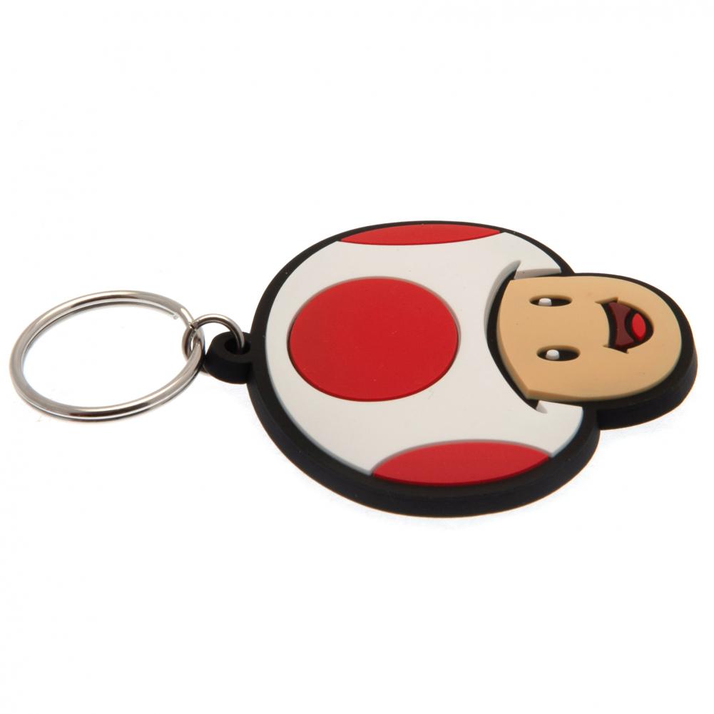 Super Mario Toad PVC Keyring: 2 - Keyrings By Super Mario