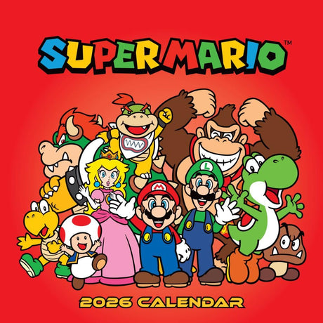 Super Mario Square Calendar 2026: 1 - Calendars By Super Mario