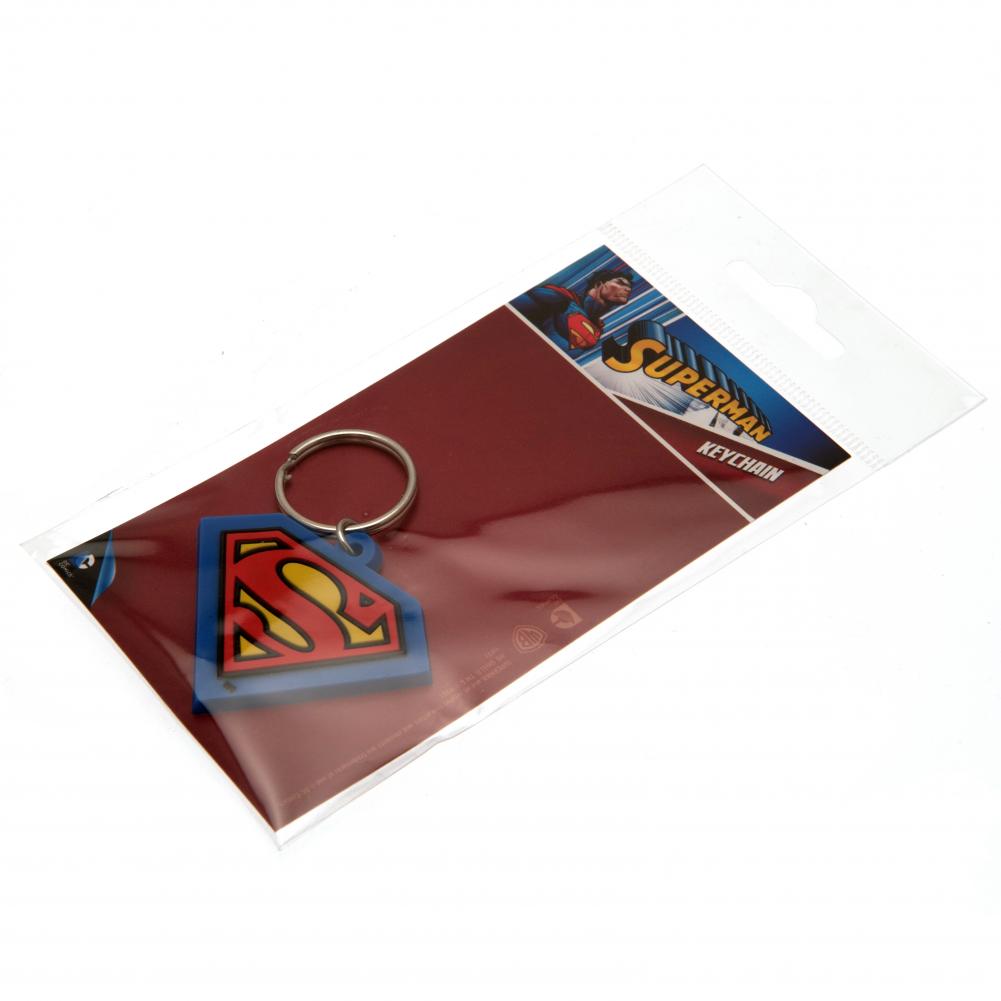 Superman PVC Keyring: 3 - Keyrings By Superman