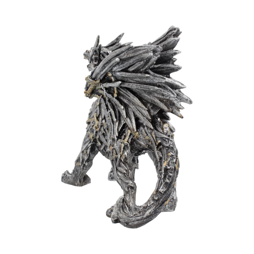 Swordwing Silver Dragon Sword Blade Figurine: 3 Figures & Collectables By Gift Moments