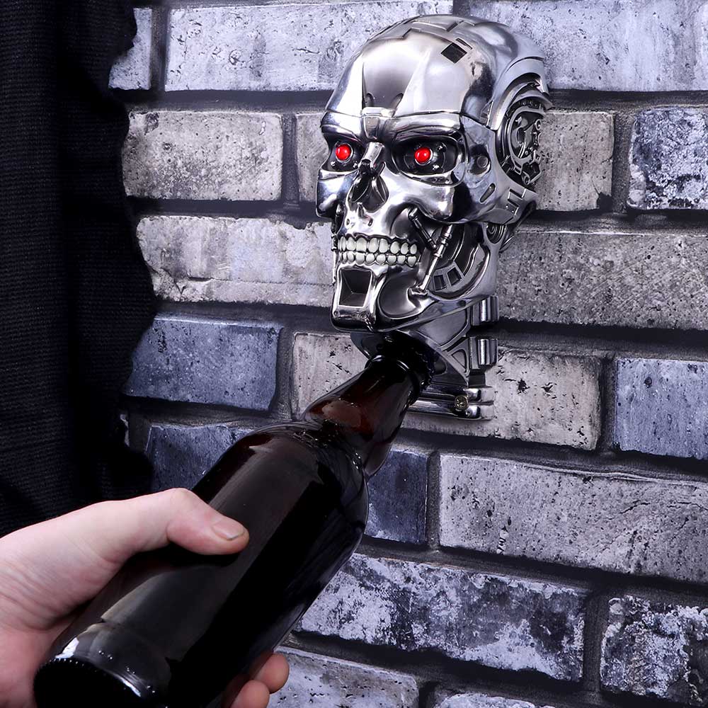 T-800 Terminator 2 Judgement Day T2 Head Bottle Opener - Shop Bottle Openers At Gift Moments - 1