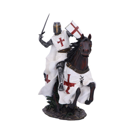 Take to Your Steed Medieval Templar Knight Figurine: 3 Figurines Medium (15 29cm) By NN Designs