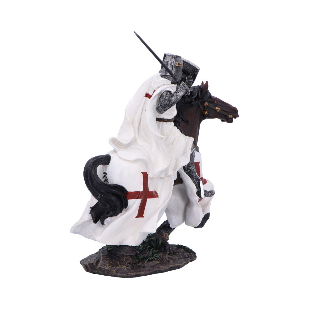 Take to Your Steed Medieval Templar Knight Figurine: 5 - Figurines Medium (15-29cm) By NN Designs