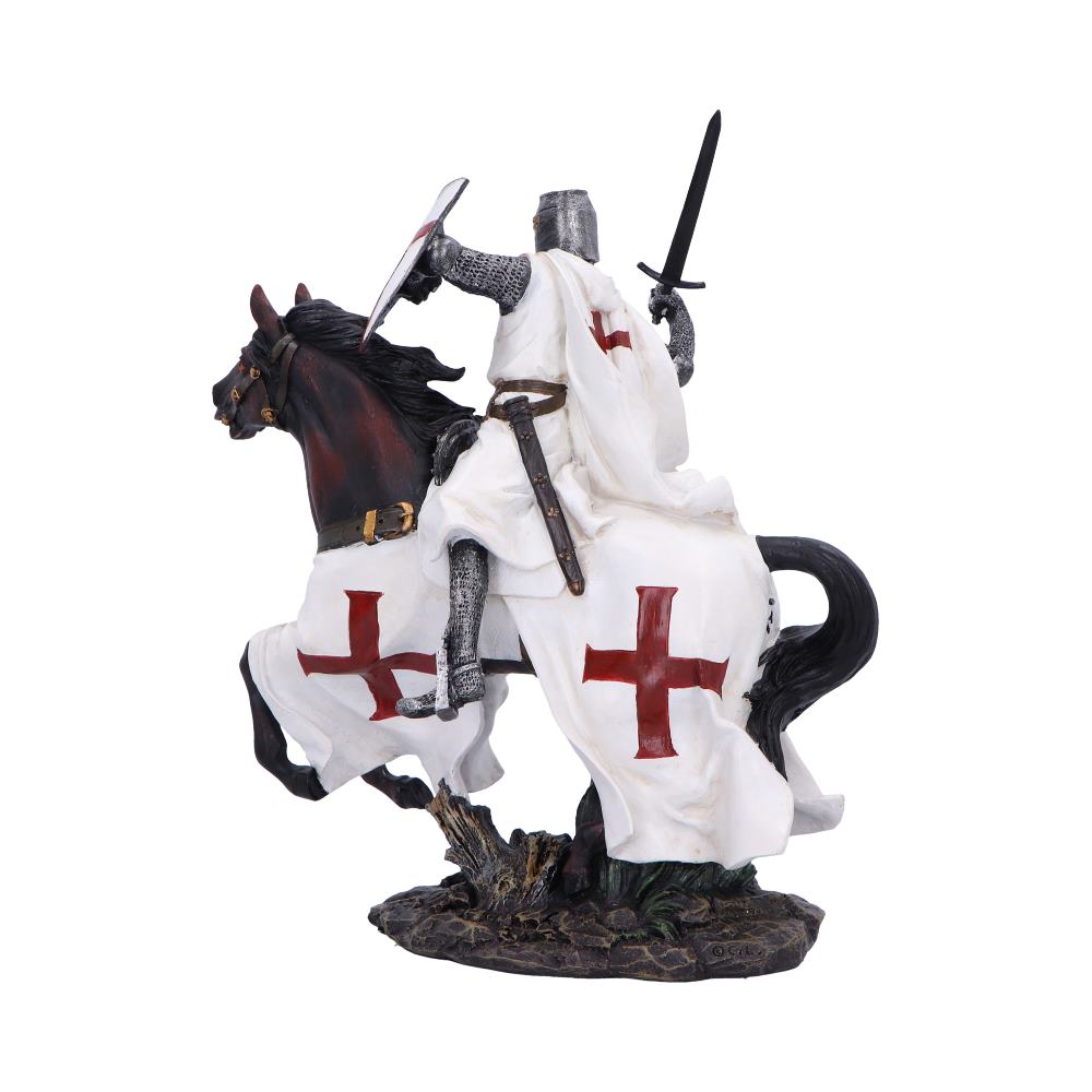 Take to Your Steed Medieval Templar Knight Figurine: 4 - Figurines Medium (15-29cm) By NN Designs