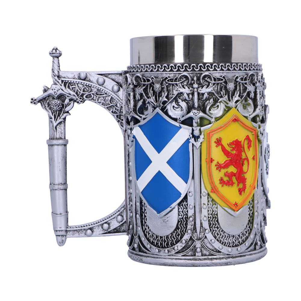 Tankard of the Brave Scottish Shield Mug: 4 - Tankards By NN Designs