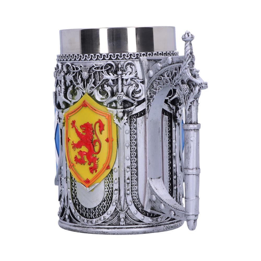 Tankard of the Brave Scottish Shield Mug: 3 - Tankards By NN Designs