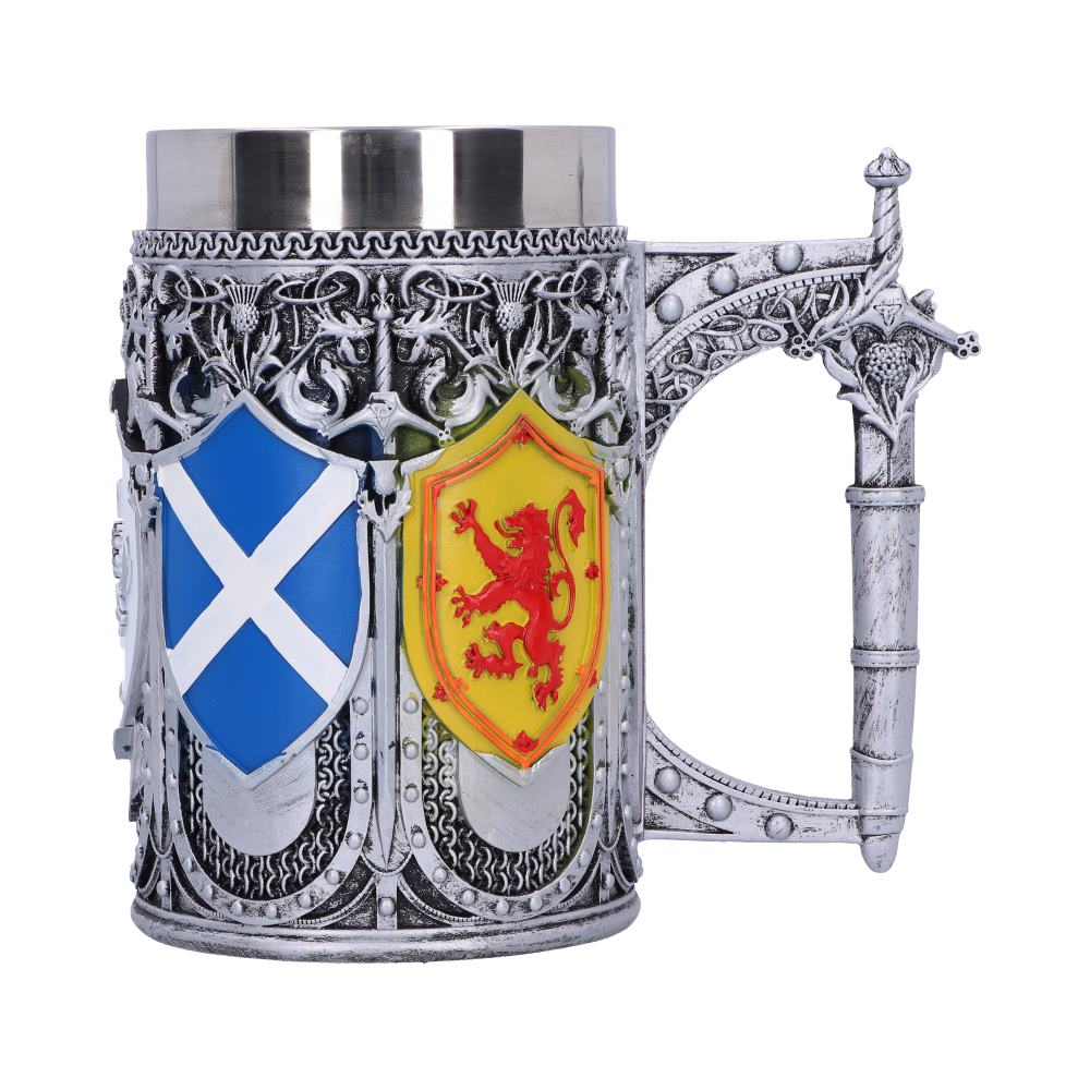 Tankard of the Brave Scottish Shield Mug: 2 - Tankards By NN Designs