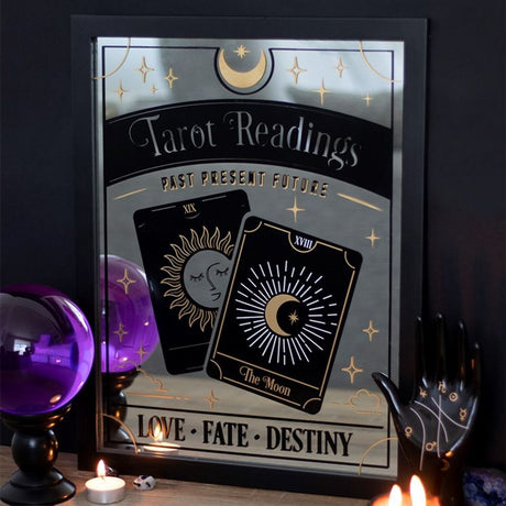 Tarot Readings Mirrored Wall Hanging: 1 - By Gift Moments