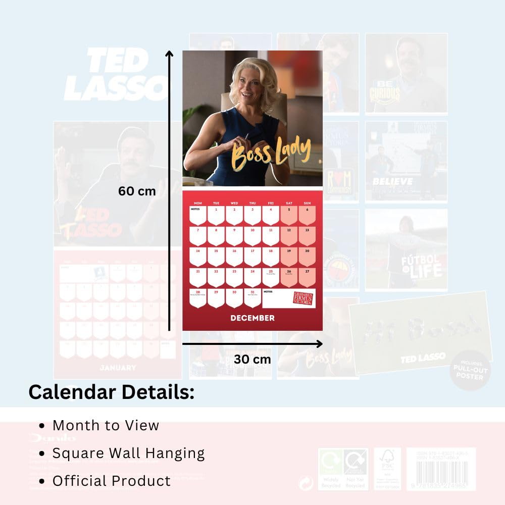Ted Lasso Square Calendar 2026: 5 - Calendars By Ted Lasso