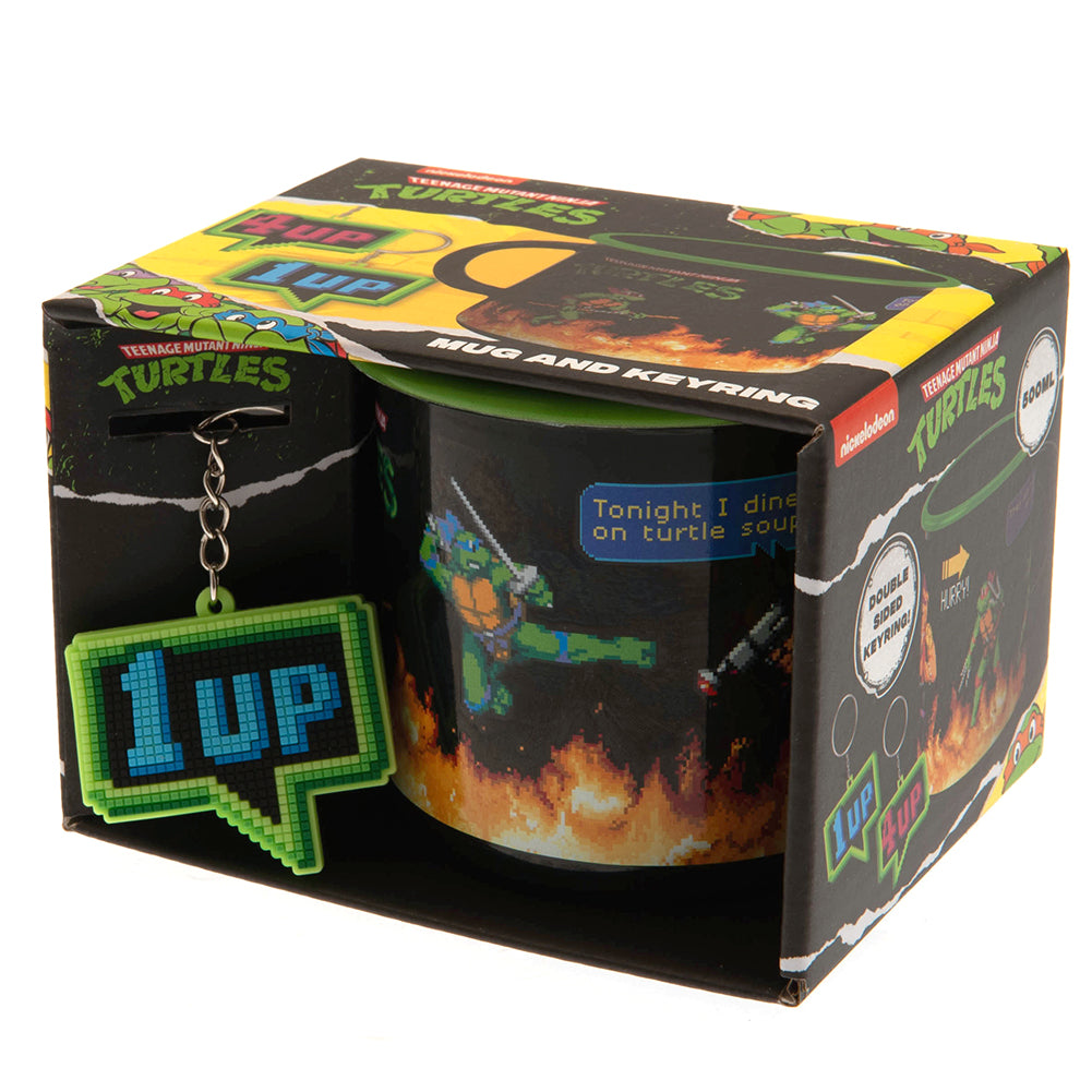 Teenage Mutant Ninja Turtle Enamel Mug & Keyring Set: 4 - Mugs By Teenage Mutant Ninja Turtles