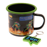 Teenage Mutant Ninja Turtle Enamel Mug & Keyring Set: 1 Mugs By Teenage Mutant Ninja Turtles