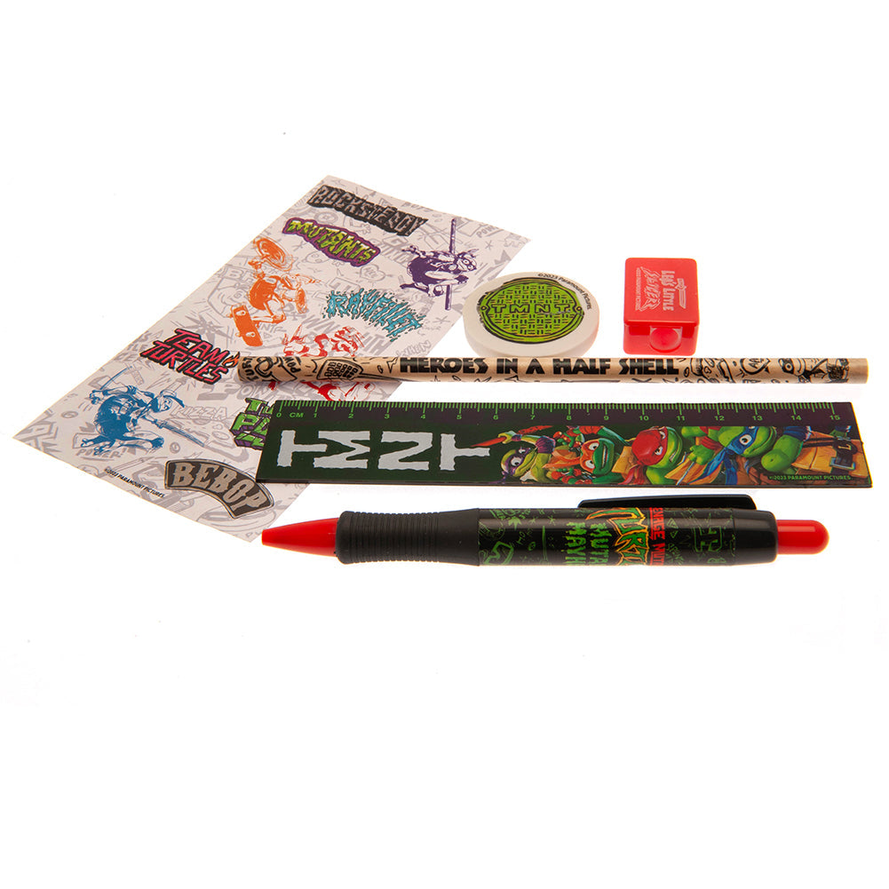 Teenage Mutant Ninja Turtles 6pc Stationery Set: 1 - Pencil Cases & Sets By Teenage Mutant Ninja Turtles