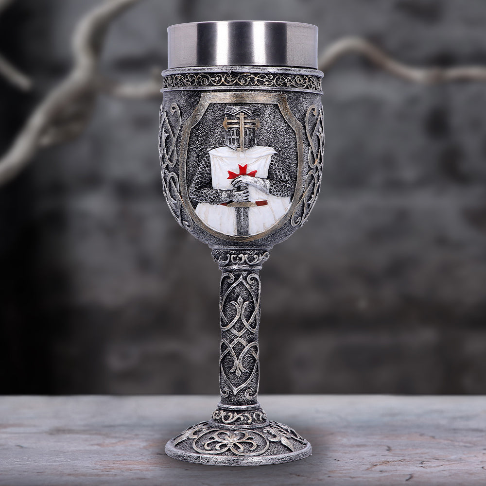 Templars Medieval Knight Goblet 19cm: 1 - Goblets & Chalices By Gift Moments