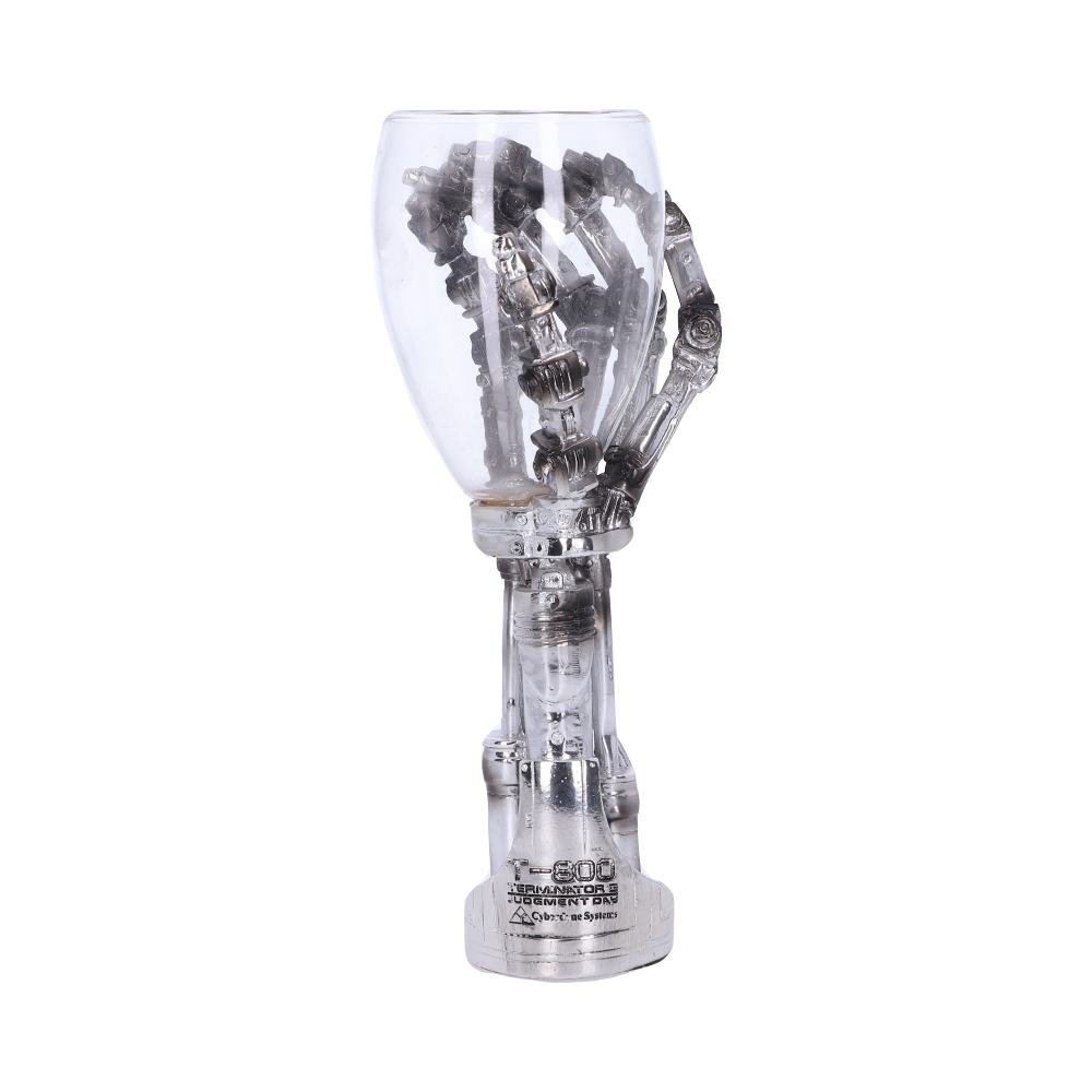 Terminator 2 Judgment Day T-800 Hand Goblet Wine Glass - Shop Goblets & Chalices At Gift Moments - 3