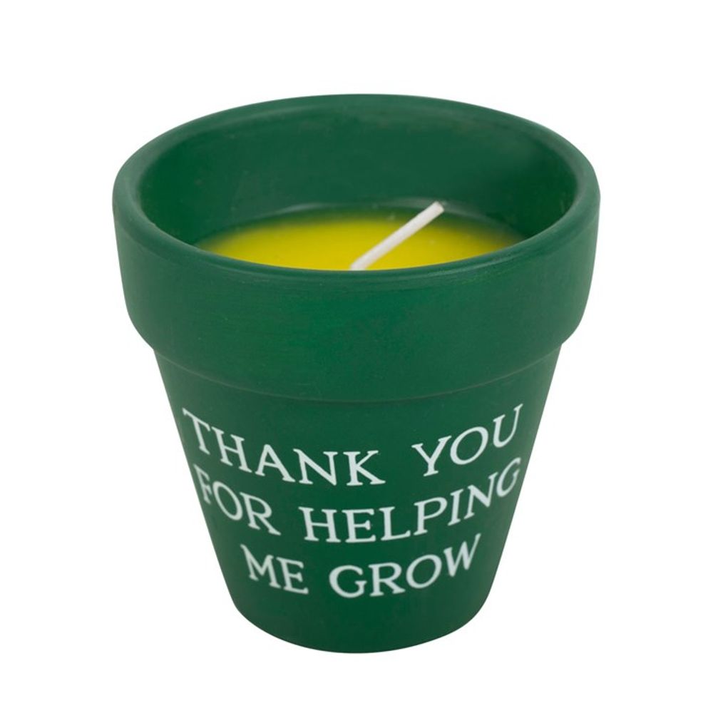 Thank You for Helping Me Grow Citronella Candle: 2 - Candles By Gift Moments