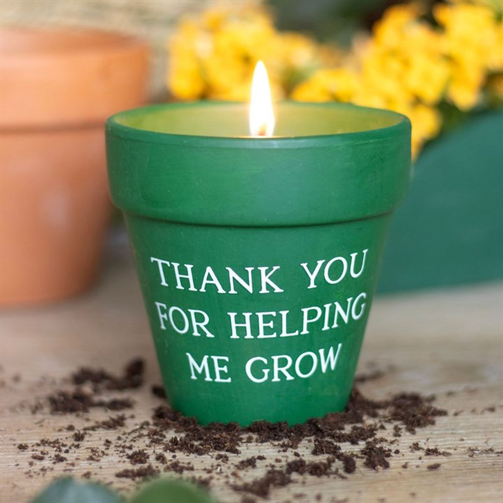 Thank You for Helping Me Grow Citronella Candle: 1 - Candles By Gift Moments
