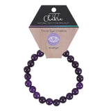 Third Eye Chakra Amethyst Gemstone Bracelet: 2 - Bracelets By Gift Moments