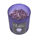 Third Eye Chakra Lavender Crystal Chip Candle: 1 - Candles By Gift Moments